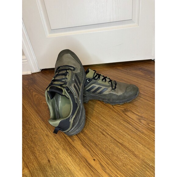 Adidas Terrex Gore-Tex Trail Shoes Mens Olive Green Good Waterproof Hiking main image 6